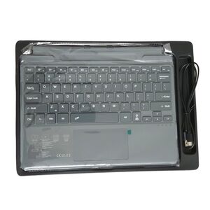 Microsoft Surface Pro Gray Tablet Keyboard with Trackpad and USB-C Cable